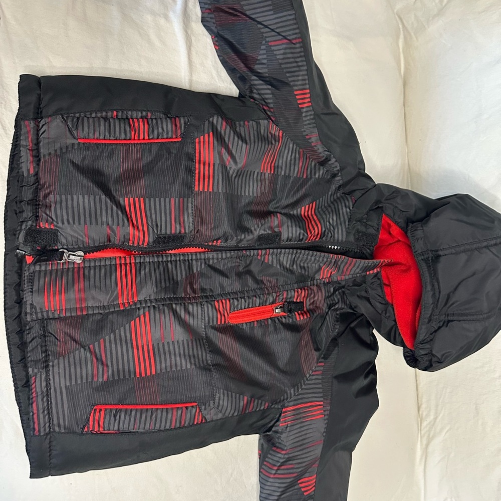 ZeroXposur Black and Red Kids Puffer Jacket